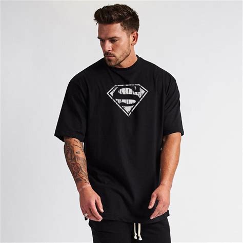 oversized gym graphic tees